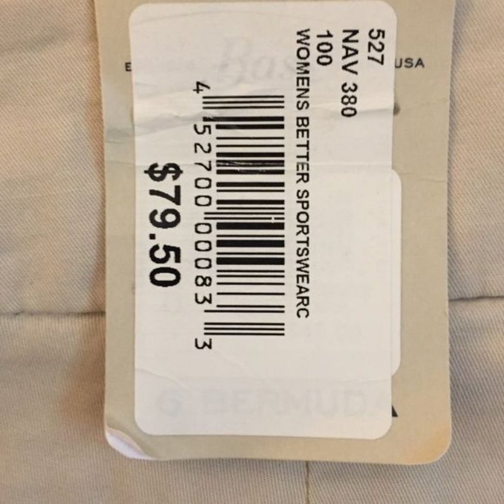 G.H. Bass & Co. Womens Classic Bermuda Shorts Size 6 Khaki Tan NWT Timeless - Picture 7 of 7